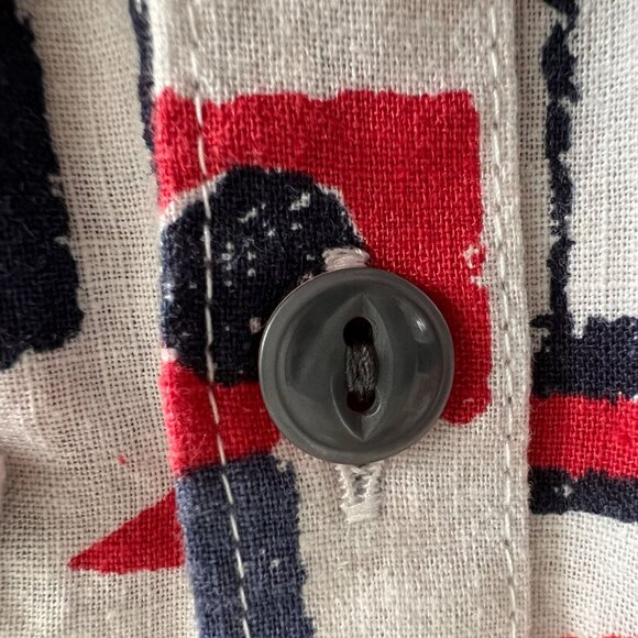 Women's PFG Columbia Linen Cotton Button-Up Long Sleeve Small Nautical A… - Picture 13 of 14